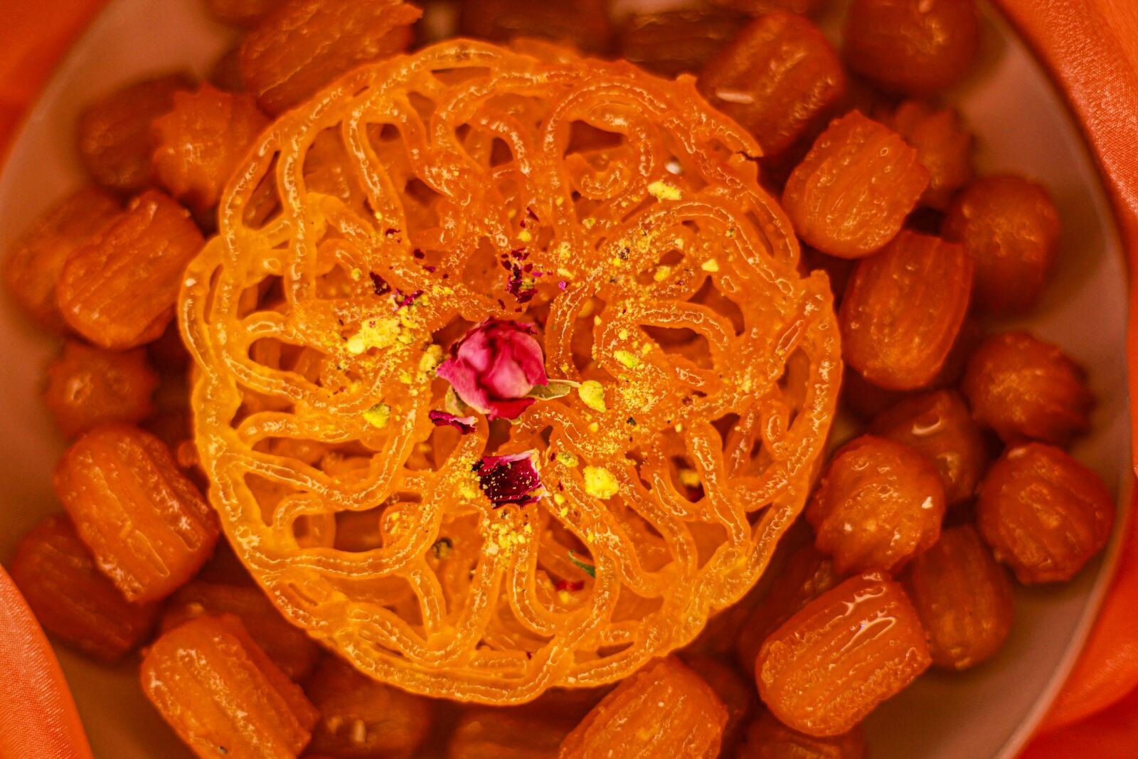 Crisp hot jalebi