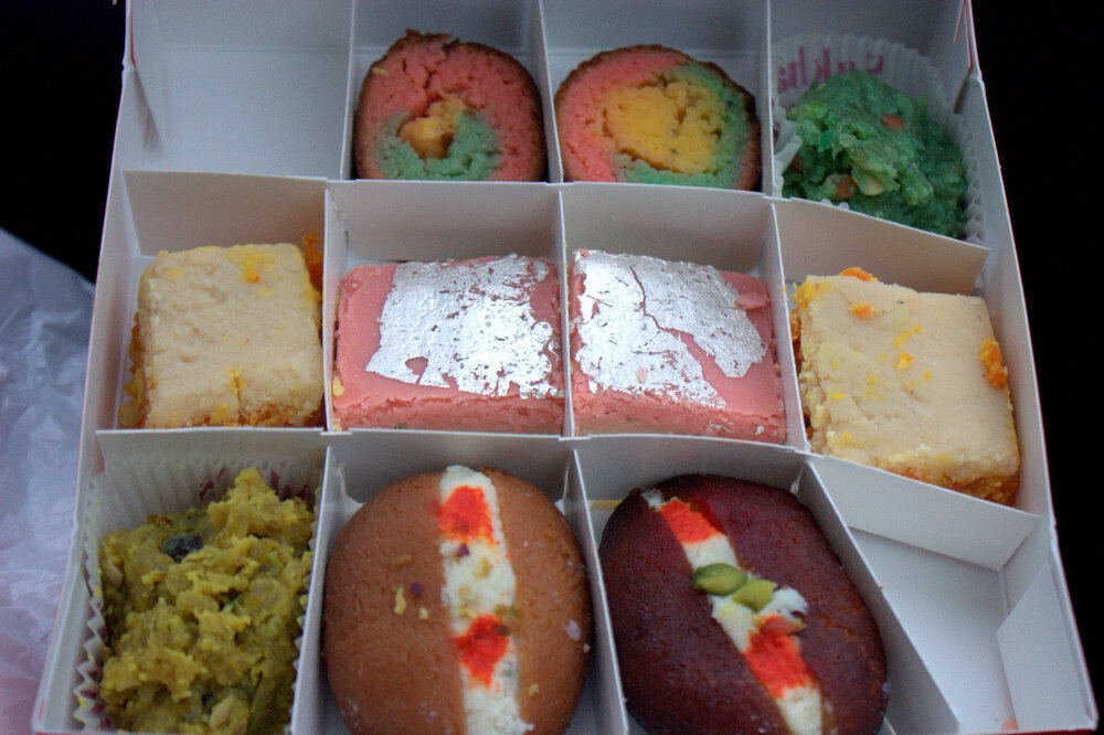Gift boxes of assorted mithai